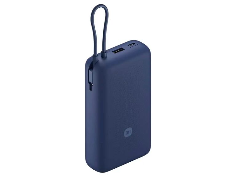Powerbank Xiaomi 20000mAh 33W c/ Cabo Integrado Blue