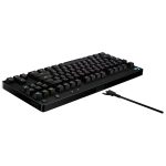 Teclado Mecânico Logitech G Pro Gaming RGB Lightsync US GX Blue Clicky Preto (3)