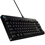 Teclado Mecânico Logitech G Pro Gaming RGB Lightsync US GX Blue Clicky Preto (4)