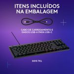 Teclado Mecânico Logitech G515 TKL RGB Wired US GL Tactile Switches