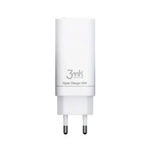 Carregador 3MK Hyper GaN Charger 65W - Branco