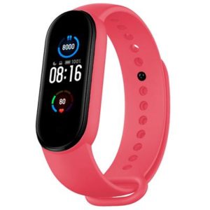 Pulseira Silicone Xiaomi Mi Band 5 Rosa