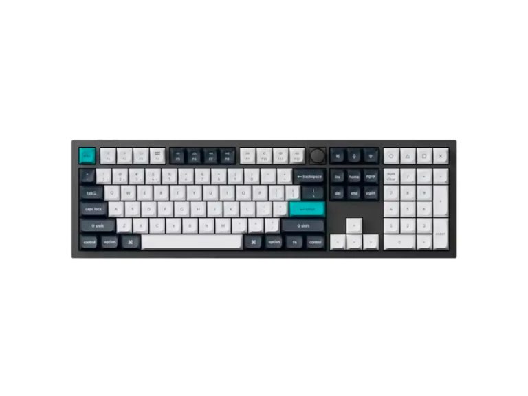 Teclado Mecânico Keychron Q6 Max 100% Wireless PT Gateron Jupiter Switch Brown Tactile