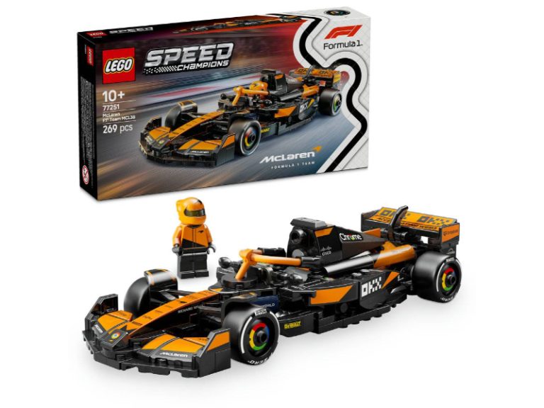 LEGO Speed Champions Carro de Corrida McLaren F1® Team MCL38 Idades 10+ 269 Peças Item 77251