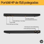 Portátil HP Laptop 15-fc0097np 15.6 FHD Ryzen 7-5825U 16GB 1TB Prateado SSO (5)