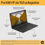 Portátil HP Laptop 15-fc0097np 15.6 FHD Ryzen 7-5825U 16GB 1TB Prateado SSO (7)