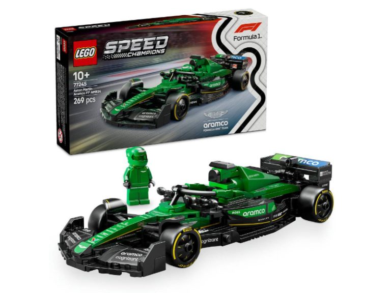 LEGO Speed Champions Carro de Corrida Aston Martin Aramco F1® AMR24 Idades 10+ 269 Peças Item 77245