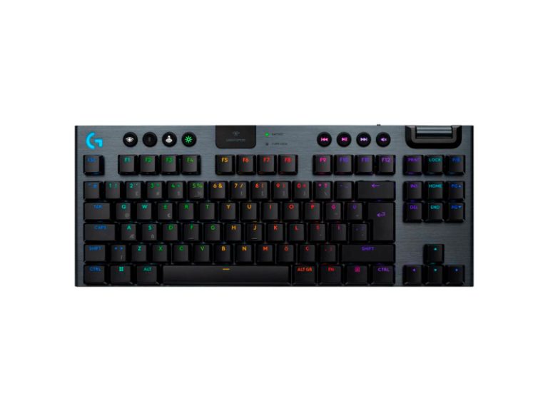 Teclado Mecânico Logitech G915 X TKL Low-Profile Lightspeed RGB Wireless US GL Tactile Switches