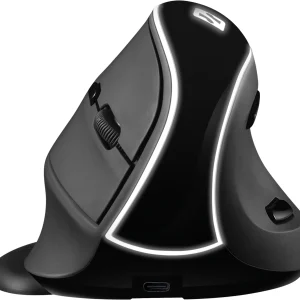 Rato Vertical Sem Fios Sandberg Wireless Vertical Mouse Pro — Ergonómico, Recarregável com Descanso de Pulso Magnético
