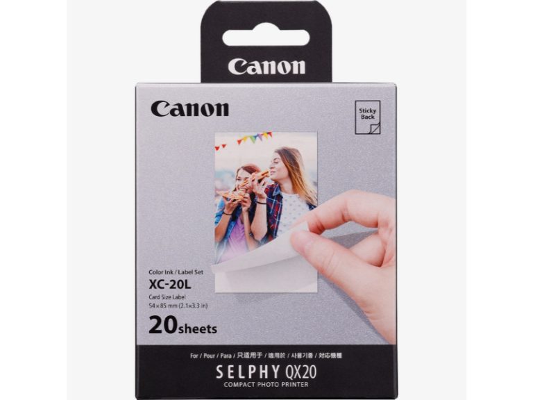 tinteiro e papel selphy qx20