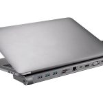 2----docking station usb-c com hdmi e vga para dois monitores diferentes