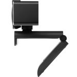 4-webcam 4k uhd 3840x2160 8mp lente vidro autofocus zoom 4x pan tilt telecomando mute flip microfone duplo omnidireccional cancelamento ruido tampa privacidade rosca tripe usb-c usb-a 2m