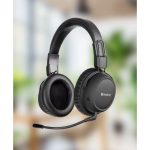 7-headset bluetooth com anc e microfone boom destacável para reuniões