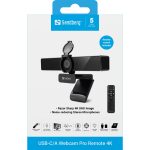 8-webcam 4k uhd 3840x2160 8mp lente vidro autofocus zoom 4x pan tilt telecomando mute flip microfone duplo omnidireccional cancelamento ruido tampa privacidade rosca tripe usb-c usb-a 2m