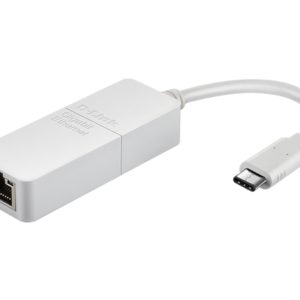 Adaptador de Rede D-Link DUB-E130 USB-C RJ45 Branco