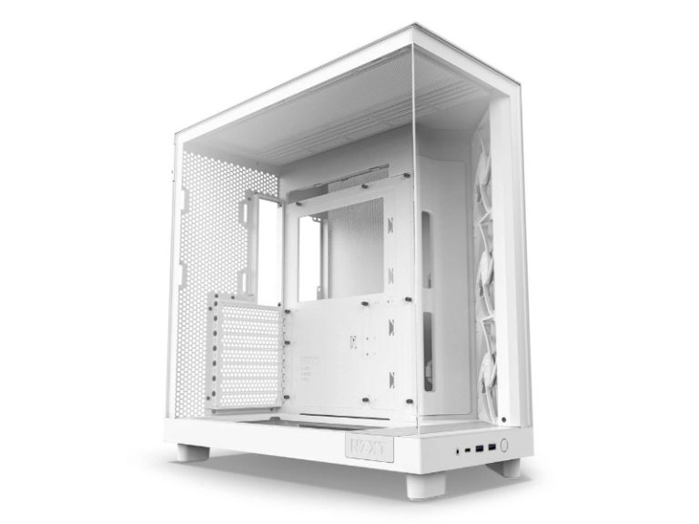 Caixa ATX NZXT H6 Flow Branca Vidro Temperado