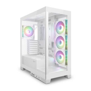 Caixa ATX ZOLYD Vexora Tempered Glass ARGB Branca