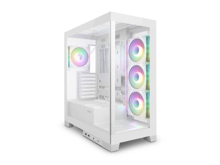 Caixa ATX ZOLYD Vexora Tempered Glass ARGB Branca