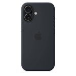Capa em silicone com MagSafe para iPhone 17 Preto