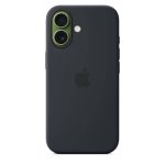 Capa em silicone com MagSafe para iPhone 17 Preto