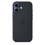 Capa em silicone com MagSafe para iPhone 17 Preto
