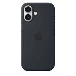 Capa em silicone com MagSafe para iPhone 17 Preto