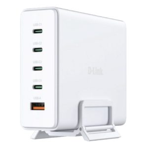 Carregador de Portátil D-Link 4 Portas Type-C + USB DCF-241E GaN 240W Branco