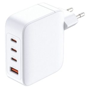 Carregador de Tomada D-Link 3 Portas Type-C + USB DCF-141E GaN 140W Branco