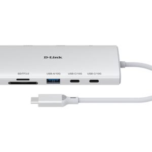 Hub D-Link 10 portas USB-C 10Gbps modelo DUP-A01 HDMI 4K PD100W