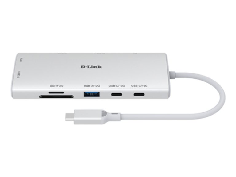Hub D-Link 10 portas USB-C 10Gbps modelo DUP-A01 HDMI 4K PD100W