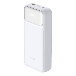 PowerBank D-Link DPP-201 20000mAh 65W USB-C/USB-A Branco