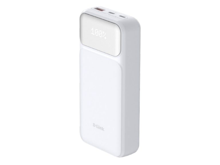 PowerBank D-Link DPP-201 20000mAh 65W USB-C/USB-A Branco