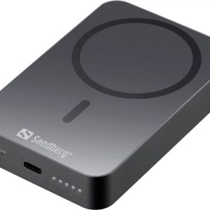 powerbank 10000mah 38wh aluminio magsafe iphone 12 posterior qi 15w usb-c pd 20w 184g 98x63x17mm cabo usb-c 30cm