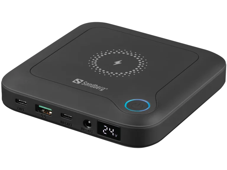 powerbank all-in-1 laptop 24000mah 88wh da sandberg