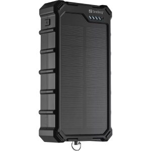 powerbank solar 20000mah 74wh ip65 lampada 200lm 6000k