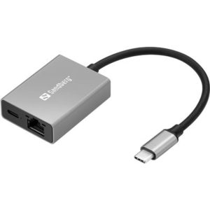 Adaptador USB-C Gigabit Ethernet Sandberg PD 100W