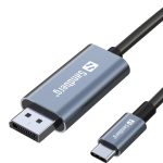 2--Cabo USB-C para DisplayPort Sandberg 2M