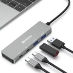 2-Hub USB-C Sandberg 2xUSB-A 2xUSB-C