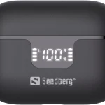 2--auriculares sem fios sandberg wireless earbuds anc enc