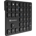 3 - Teclado Numérico Sem Fios Sandberg Pro