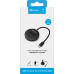 3-caixa1-Dock USB-C Sandberg M.2 NVMe SSD