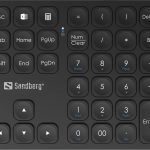 4 - Teclado Numérico Sem Fios Sandberg Pro