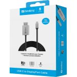 4--caixa--Cabo USB-C para DisplayPort Sandberg 2M