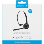 5-headset sem fios sandberg 126-23 bluetooth 5.0 microfone rotativo 180 graus autonomia 15 horas usb-c