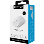 7---rato sem fios branco 1600 dpi dongle usb