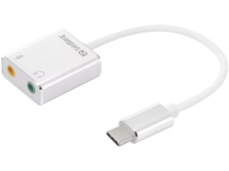 Adaptador USB-C para Audio Jack Sandberg Sound Link