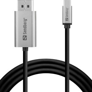 Cabo USB-C para DisplayPort Sandberg 2M