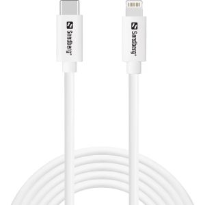 Cabo USB-C para Lightning MFi Sandberg 2m
