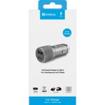 Caixa1--Carregador Automóvel Sandberg 1xQC3.0+1xUSB-C 48W