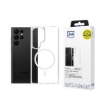 Capa 3MK para Samsung Galaxy S25 Ultra Armor MagCase Transparente